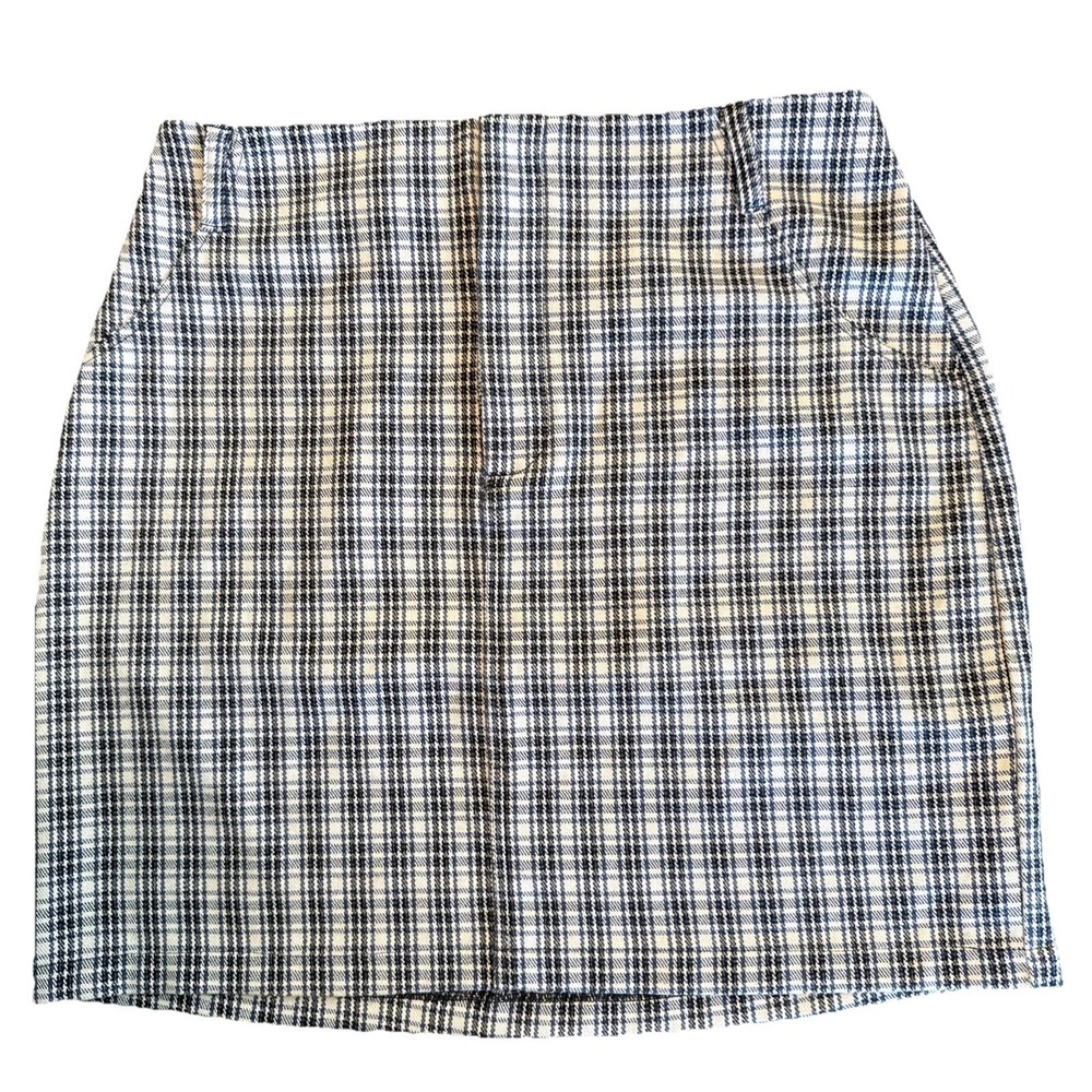 Hollister Plaid Mini Skirt Women's‎ Small Preppy Tailored Modern